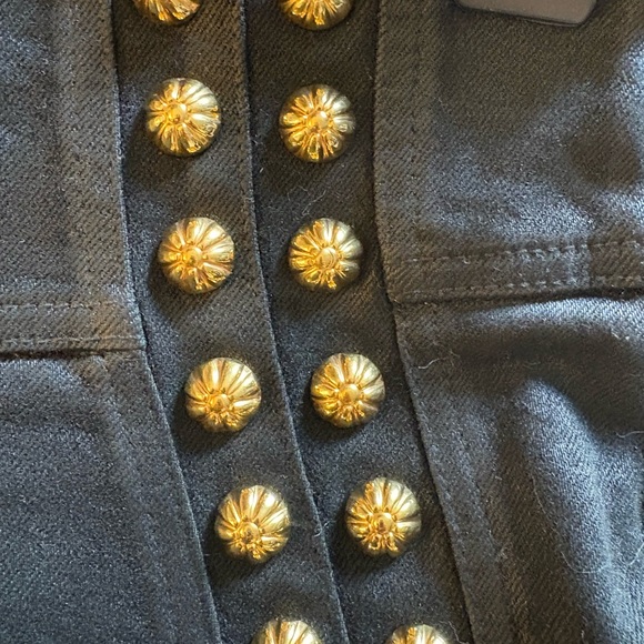 GUCCI Size 26 Black Studded Women's Jeans - Picture 3 of 9